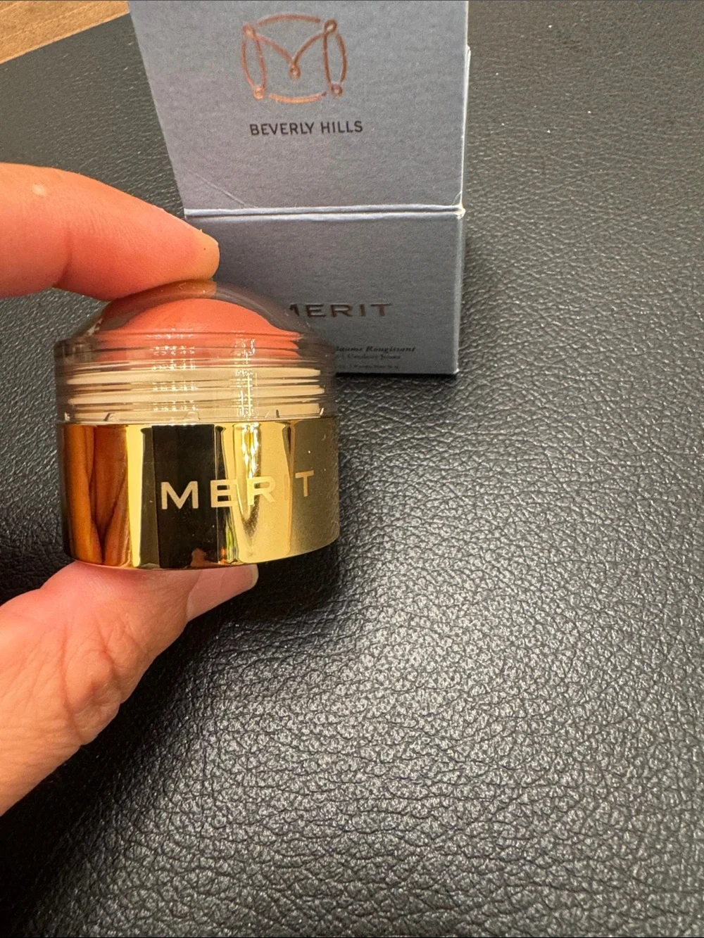MERIT Flush Balm Cream Blush — Beverly Hills (Soft Peach)